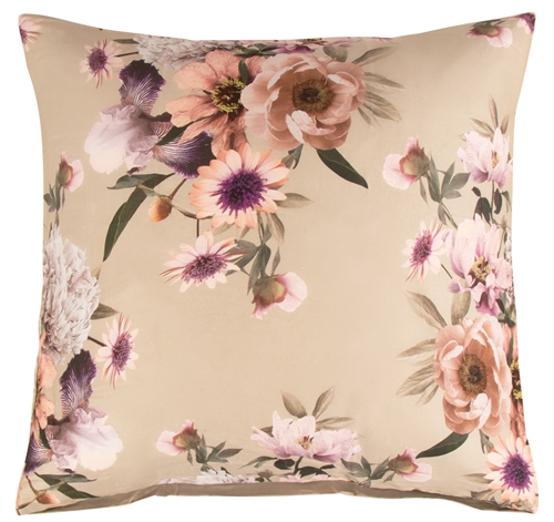 Pillowcase 60x63 cm - Sand flower - 2-in-1 design - Pillowcase in 100% cotton satin