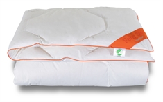 Organic double duvet 240x220 cm with goose down - Winter duvet - Organic king size duvet - Feng Shui