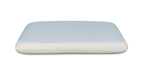 Cooling pillow - Pressure-relieving neck cushion with memory foam and cooling gel