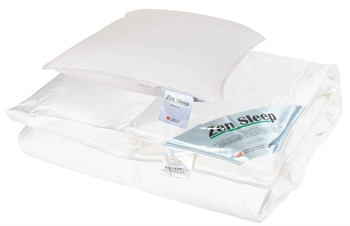 Junior duvet and pillow set - 100x140 cm + 40x45 cm - Muscovy down - Junior all-season duvet - Zen Sleep duvet