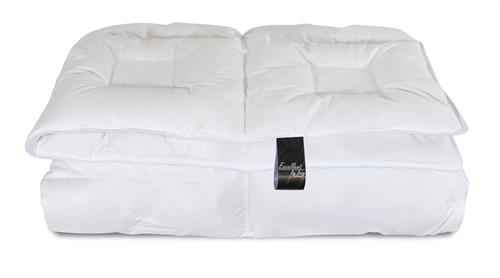 Double duvet 200x220 cm with 100% muscovy down - Unique ventilating design - Muscovy down all-season duvet from Excellent By Borg Climate