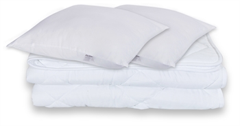 Duvet and pillow set - All-season duvet 200x220 cm + 2 pillows 60x63 cm - Fibre duvet - Zen Sleep hypoallergenic duvet and pillow