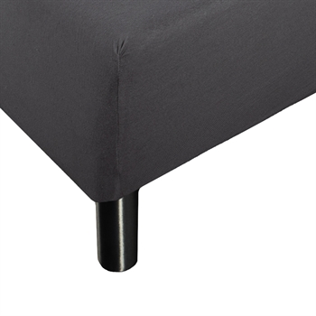 Stretch fitted sheet 70x200 cm - Anthracite grey jersey sheet - 100% Cotton - Fitted sheet for mattress