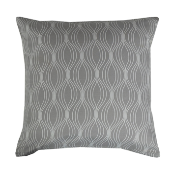 Pillowcase 60x63 cm - Wave grey - patterned pillowcase - In Style