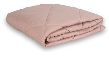 Quilted Blanket - 140x200 cm - Dusty rose fibre summer duvet - Quilted blanket - IN Style