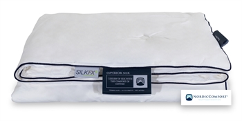 Summer silk duvet 140x200 cm - Nordic Comfort Superior - Cool silk duvet with 100% long-fibred silk