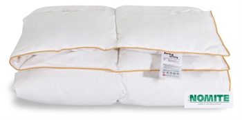 Junior duvet with goose down - 100x140 cm - Tog rating Over 12 - All-season junior duvet - Borg Living junior duvet