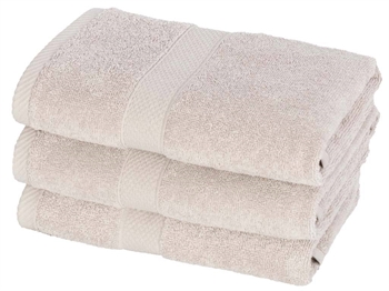 Towel - 50x100 cm - Diamond - Light grey - 100% Cotton - Soft towels from Egeria