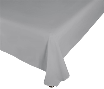 Smooth silk sheet - 240x260 cm - Grey - 100% Butterfly silk - Flat sheet