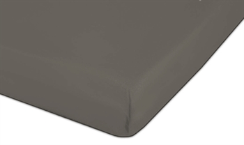 Extra depth fitted sheet 60x120 cm - Dark grey - 100% Cotton percale - Fitted sheet for baby mattress