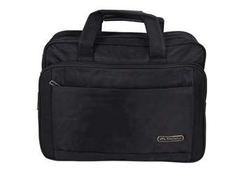 Laptop bag - Black in durable nylon - Fits 14" laptop