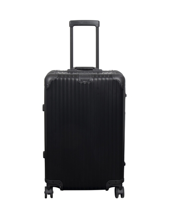 Aluminium suitcase - Black - 68 litres - Luxurious travel suitcase with TSA lock