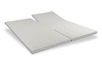 Mattress topper with H-split - 160x210 cm, 5 cm height - Advance Memory foam - Zen Sleep - Ergonomic mattress topper