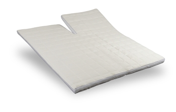 Mattress topper with U-split - 160x210 cm, 5 cm height - Advance Memory foam - Zen Sleep - Ergonomic mattress topper