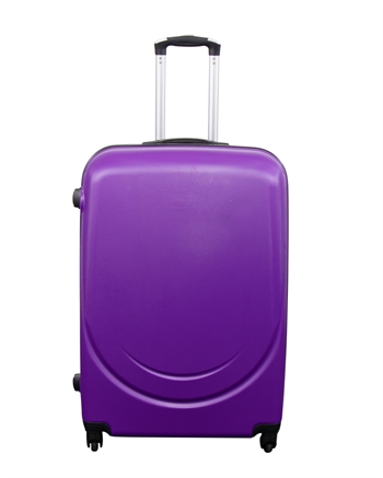 Large suitcase - Classic purple - Hard-shell suitcase - Smart travel suitcase