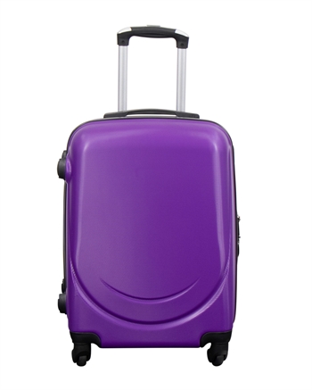 Cabin suitcase - Hard-shell lightweight suitcase - Size small - Classic purple