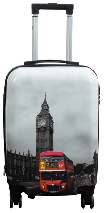 Cabin suitcase - Hard-shell lightweight suitcase - Trolley with motif - Big Ben