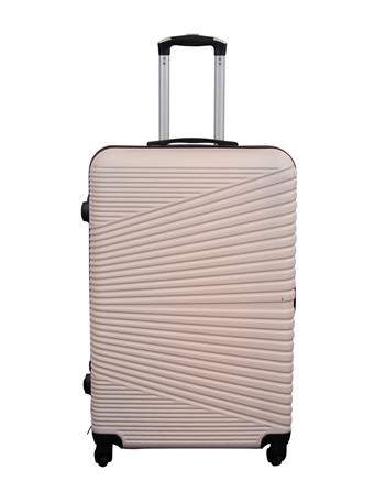 Large suitcase - Nordic nude - Hard-shell suitcase - Stylish travel suitcase