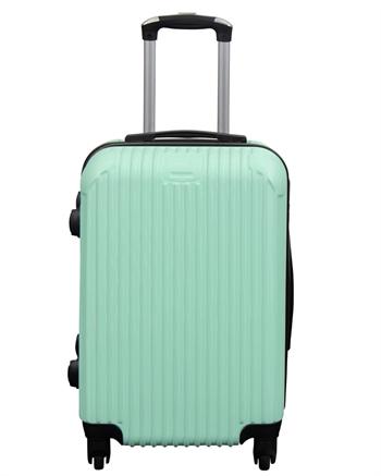 Cabin suitcase - Hard-shell lightweight suitcase - Size small - Narrow lines - Mint