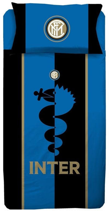 Bedding 140x200 cm - FC Inter bedding set - Football bedding in 100% cotton.