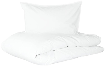 Kingsize Bedding 230x220 cm - Karma - White - 100% Enzyme-washed cotton - Turiform