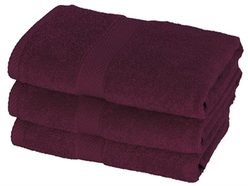 Towel - 50x100 cm - Diamond - Purple - 100% Cotton - Soft towels from Egeria