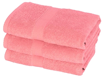 Towel - 50x100 cm - Diamond - Pink - 100% Cotton - Soft towels from Egeria