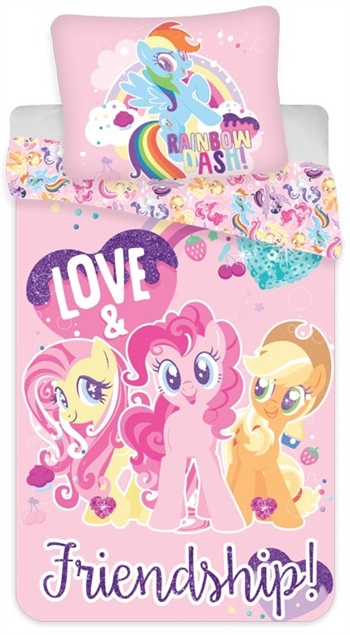 My Little Pony bedding - 140x200 cm - Love & Friendship - reversible duvet cover - 100% cotton bedding set