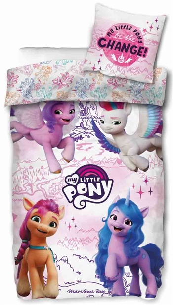 Junior bedding - My Little Pony - 100x140 cm - A New Generation - 2-in-1 design - 100% cotton