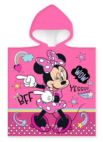 Towelling poncho - Children\'s towel - 50x100 cm - Minnie Mouse BFF - 100% Cotton