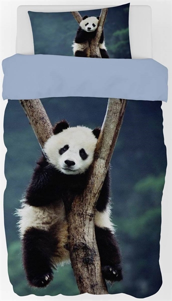 Panda bedding - 140x200 cm - Panda in a tree - Bedding 100% cotton - Children\'s bedding