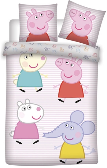 Peppa Pig Junior bedding 100x140 cm - Peppa Pig and friends - 100% cotton