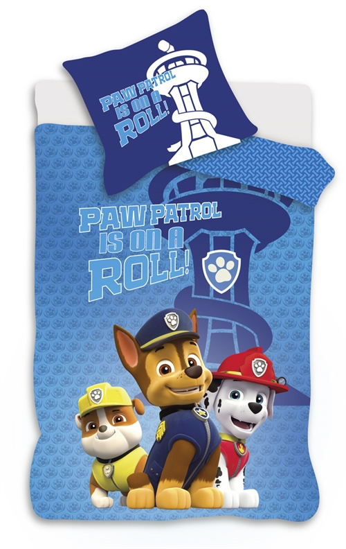 Paw Patrol Junior bedding 100x140 cm - Paw Patrol On the Go - Reversible design - 100% cotton  