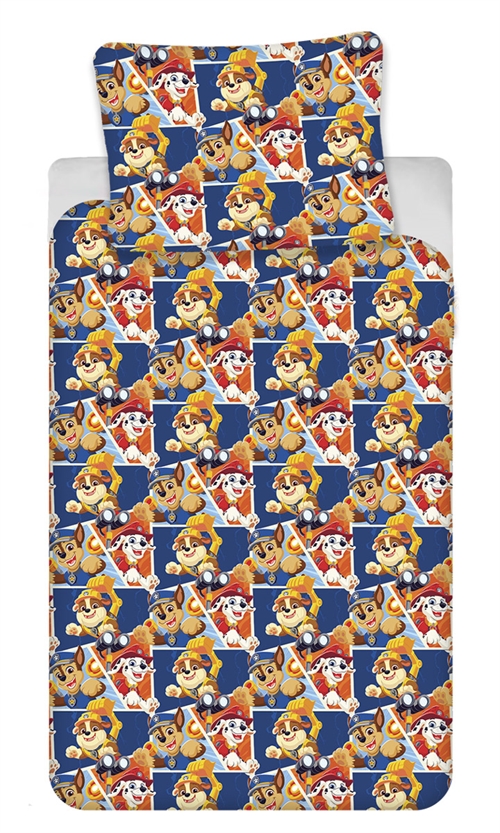 Paw Patrol bedding 140x200 cm - Bedding 100% cotton - Marshall, Chase and Rubble