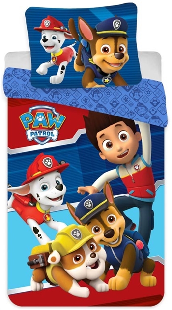 Bedding 150x210 cm - Paw Patrol - 2-in-1 design - 100% cotton