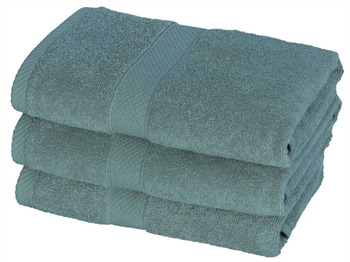 Towel - 50x100 cm - Diamond - Petrol - 100% Cotton - Soft towels from Egeria