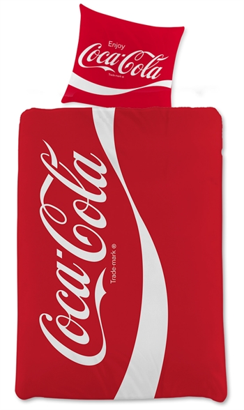 Coca Cola bedding - 140x200 cm - Bed linen with a 2-in-1 design - 100% cotton bedding set