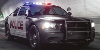 Bath towel - Police car - 70x140 cm - 100% cotton