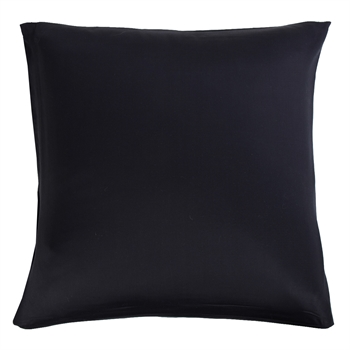 Bamboo pillowcase - 60x63 cm - 100% Natural bamboo - Nature by Borg - Black satin weave pillowcase