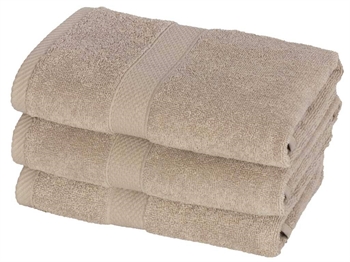 Towel - 50x100 cm - Diamond - Sand - 100% Cotton - Soft towels from Egeria