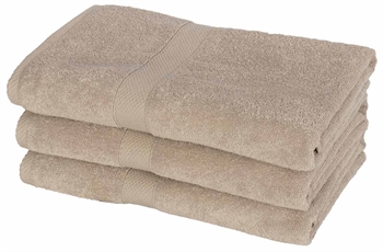 Bath towel - 70x140 cm Diamond - Sand - 100% Cotton - Soft bath towels from Egeria