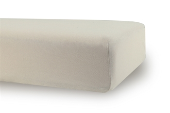 Stretch fitted sheet 70x140 cm - Sand - 100% cotton jersey sheet - Fitted sheet for junior mattress