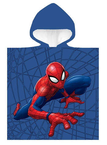 Towelling poncho - Spider-Man - 100% Cotton children\'s towel - 50x100 cm -