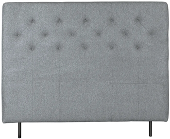 Headboard 160x150 cm - Light grey headboard with buttons - Nordstrand Home