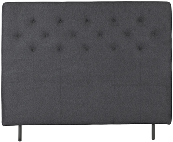 Headboard 180x150 cm - Dark grey headboard with buttons - Nordstrand Home