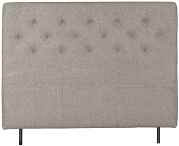 Headboard 140x150 cm - Sand-coloured headboard with buttons - Nordstrand Home