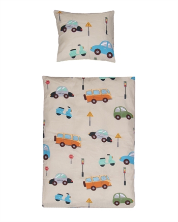 Baby bedding with cars - 70x100 cm - OEKO-TEX Certified - 100% cotton bedding set