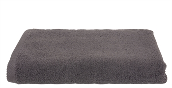 Tempur Bath towel - 70x140 cm - Dark grey - 100% cotton - Terry towel from Tempur