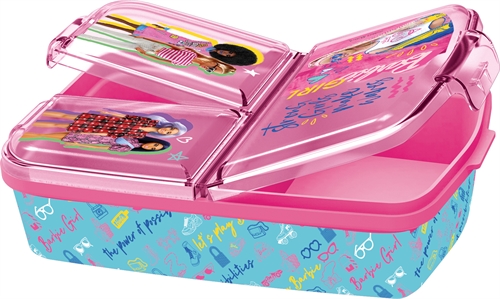 Barbie lunch box - Lunch box with 3 compartments for children - Disney Barbie