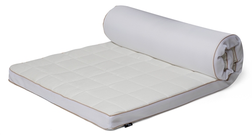 Mattress topper - 90x200 cm 8 cm high - NASA Memory Foam - Borg Living - Ergonomic mattress topper